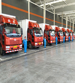 常州到贵州物流公司车辆展示